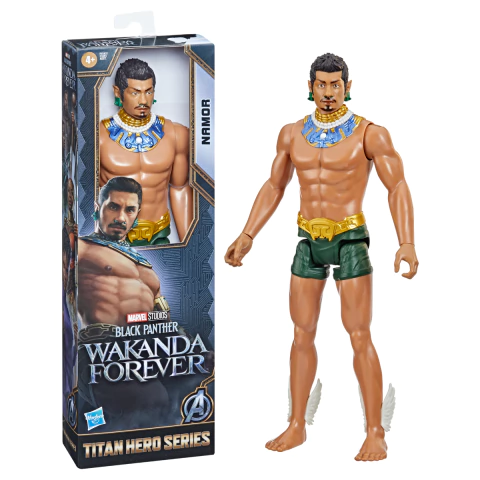 Boneco Namor Titan Hero Marvel Black Panther Wakanda Forever Hasbro F4147 - comprar online