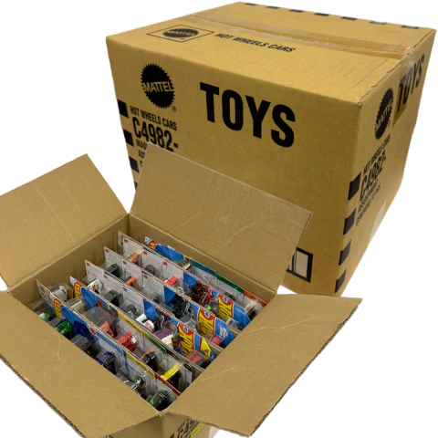 Hot Wheels Caixa com 72 Carrinhos Mattel C4982 Lotes 2024