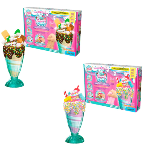 Kit Slime De Milkshake Slimy Sugary Crush Ice Cream Candide 36011