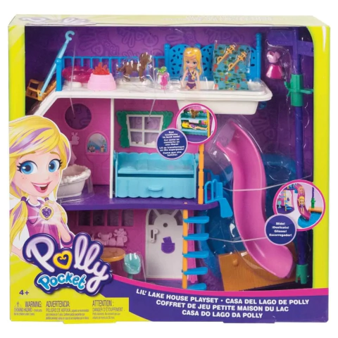 Casa do Lago e Boneca Polly Pocket Mattel GHY65 - comprar online