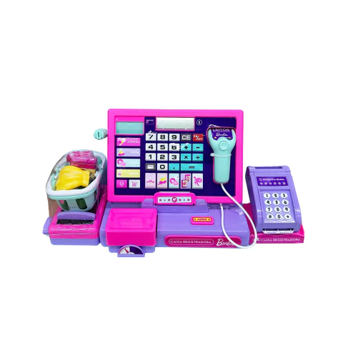 Caixa Registradora Unique Barbie Brincando de Ser Fun F0144-2