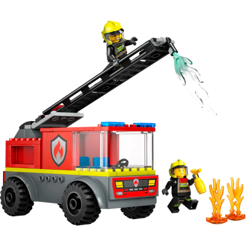 Lego City Caminhão de Bombeiros com Escada de Combate ao Fogo Lego 60463