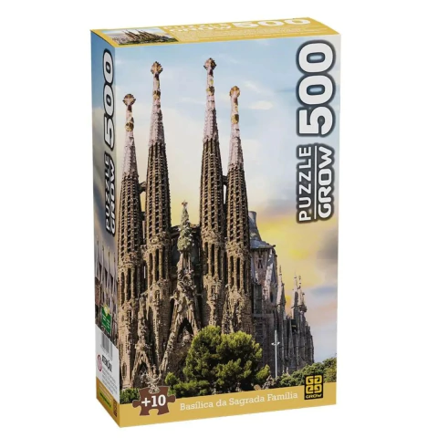 Quebra-Cabeça 500 Peças Basílica da Sagrada Família Grow 04378 - comprar online
