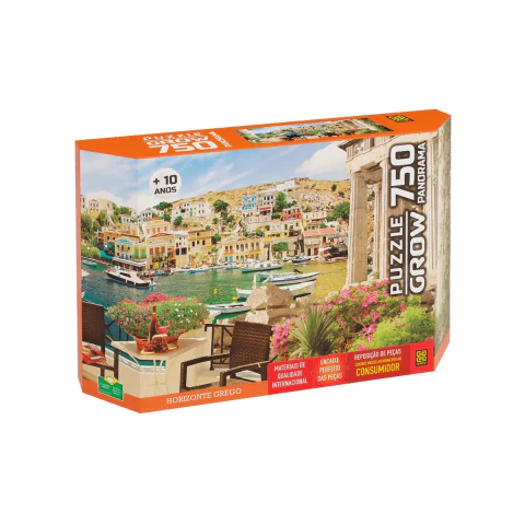 Quebra-Cabeça 750 Peças Horizonte Grego Grow 04055 - comprar online