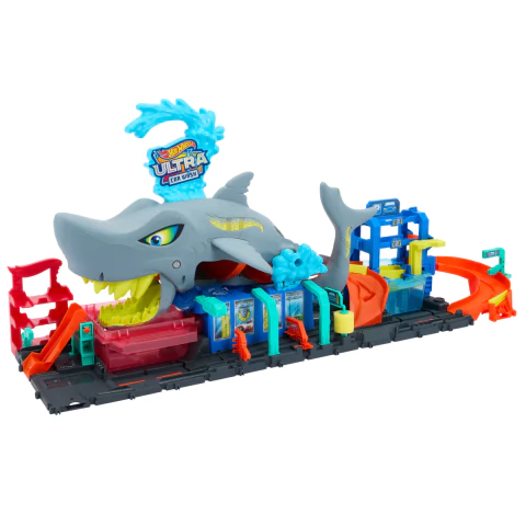 Hot Wheels City Pista Color Reveal Lava Rápido Ultra Shark Mattel HTN82 - comprar online