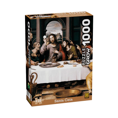 Quebra‑Cabeça Santa Ceia 1000 Peças Grow 01393 - comprar online