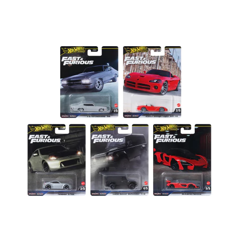 Kit 5 Hot Wheels Velozes e Furiosos Mattel HNW46 - comprar online