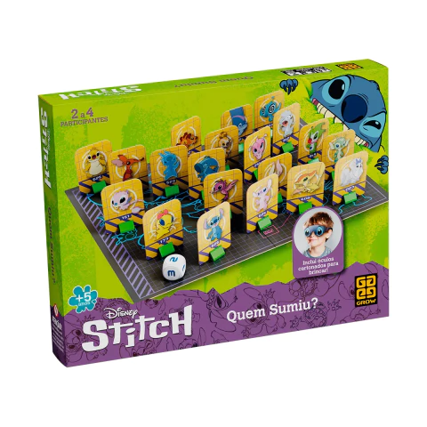 Jogo Quem Sumiu Disney Stitch Grow 04615 - comprar online