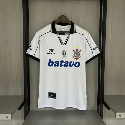 Camisa Home ou Away Corinthians 1999 Versão Retrô - comprar online