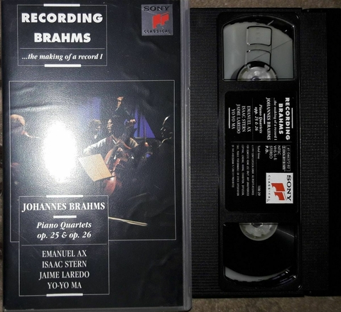 vhs original johannes brahms – piano quartests op. 25 & op. 26