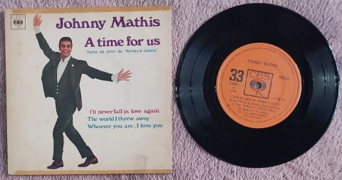 EP vinil johnny mathis – a time for us