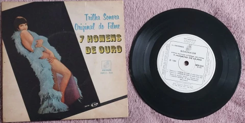 EP vinil trilha sonora do filme 7 homens de ouro