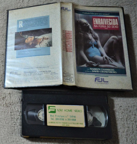 vhs original enraivecida na fúria do sexo