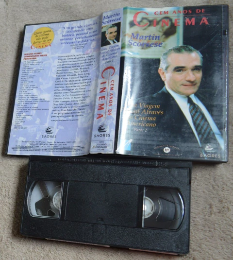 vhs original cem anos de cinema – martin scorcese – parte 2