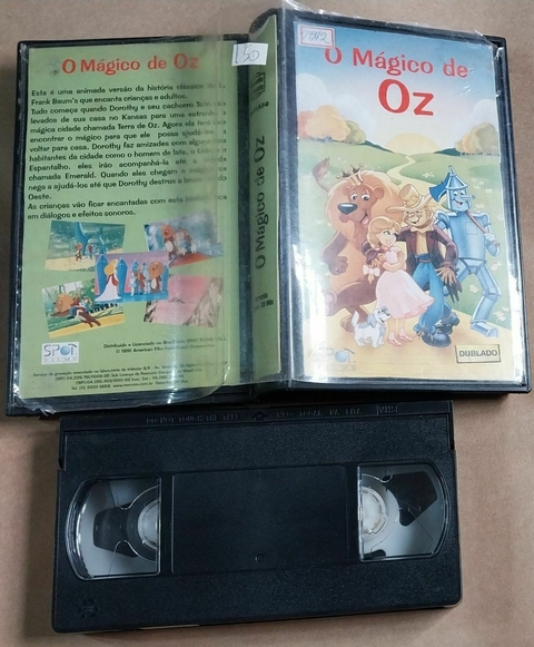 vhs original o mágico de oz