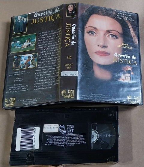vhs original questão de justiça