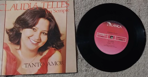 EP vinil claudia telles – pra sempre e tanto amor