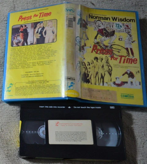 vhs original press for time – norman wisdom