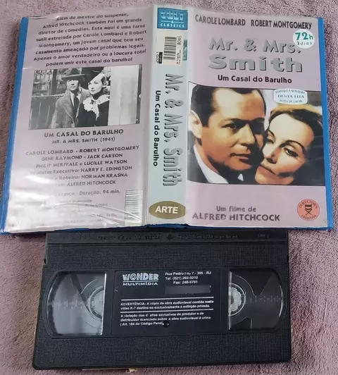 vhs original mr. & mrs. smith – um casal do barulho (no estado)