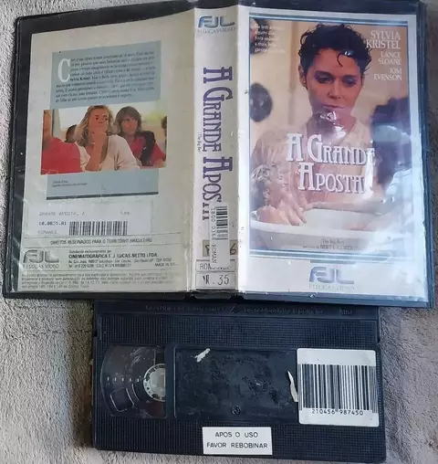 vhs original a grande aposta (no estado) - comprar online