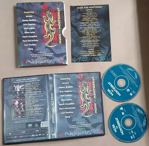 box + dvd (duplo) original music for montserrat