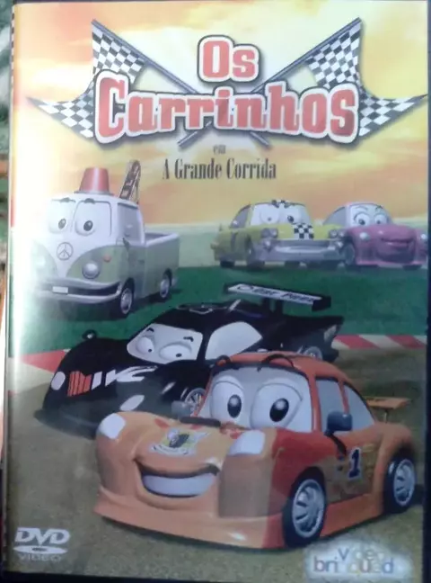 dvd original os carrinhos em a grande corrida