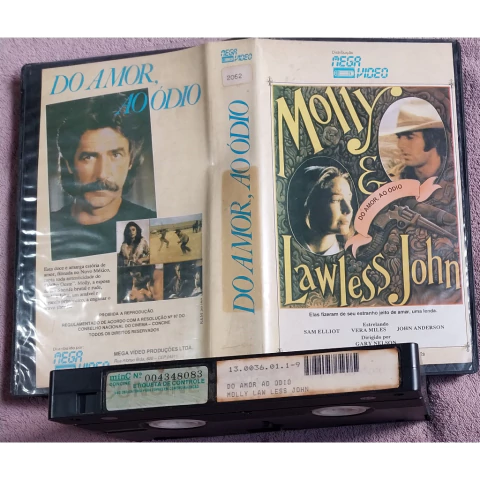 vhs original do amor, ao ódio – molly e lawless john - comprar online