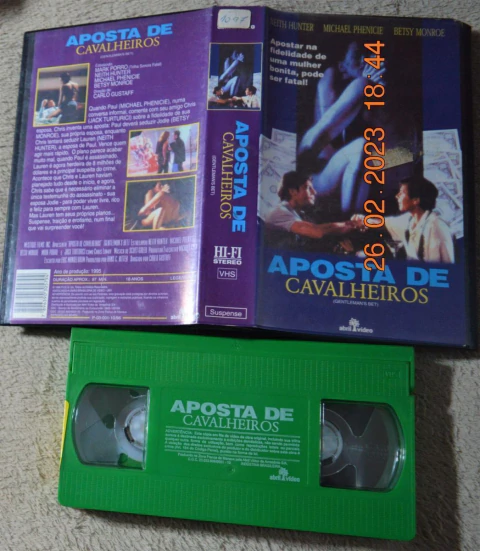 vhs original aposta de cavalheiros