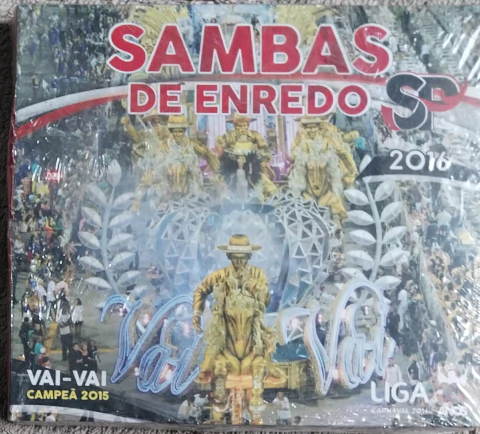 Cd original (duplo) sambas de enredo SP 2016 (lacrado)