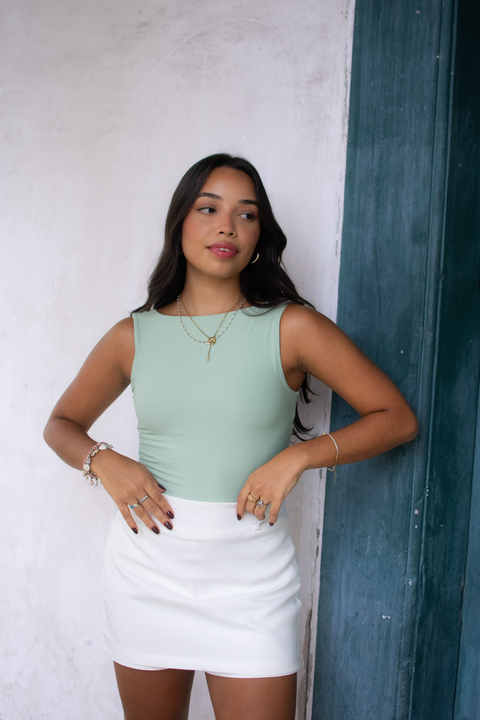 Top Julia Pistache - comprar online