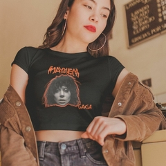 Cropped Lady Gaga Big Head Mayhem - comprar online