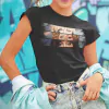 Baby Look Feminina Lady Gaga Cartoon Olhar - comprar online