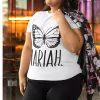 Camiseta Plus Size Mariah Butterfly - comprar online
