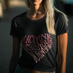 Baby Look Feminina Black Pink World Tour Born Pink - comprar online