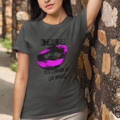 Camiseta Estonada Shakira Pink Mouth