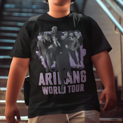 Camiseta Plus Size BTS Arirang World Tour Roxo