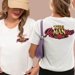 Camiseta Bruno Mars THE MAN Frente e Costas - comprar online