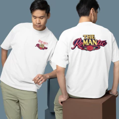 Camiseta Oversized Bruno Mars THE MAN Frente e Costas - comprar online