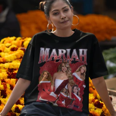 Camiseta Oversized Mariah Carey Natal 2026 - comprar online