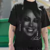 Camiseta Oversized Mariah Carey Big Head Pontilhado - comprar online