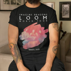 Camiseta Imagine Dragons Loom World Tour Brasil 2025 - comprar online