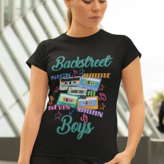 Baby Look Feminina Backstreet Boys Fitas - comprar online