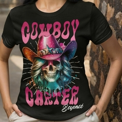 Baby Look Feminina Beyoncé Cowboy Carter Skull - comprar online