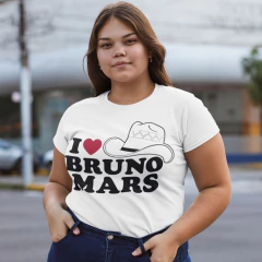 Camiseta Plus Size I Love Bruno Mars The Romantic - comprar online