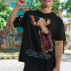 Camiseta Oversized Dua Lipa Radical Optimism Tour Upside Down - comprar online