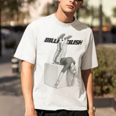 Camiseta Oversized Billie Eilish Upside Down - comprar online