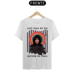 Camiseta Lady Gaga no Rio - Calçadão Branca na internet