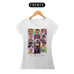 Baby Look Feminina Backstreet Boys AJ The Cartoon Eras - loja online