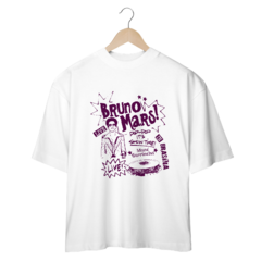 Camiseta Oversized Bruno Mars Live in Brasília Mané Garrincha na internet