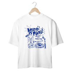 Camiseta Oversized Bruno Mars Live In Rio de Janeiro Engenhão na internet